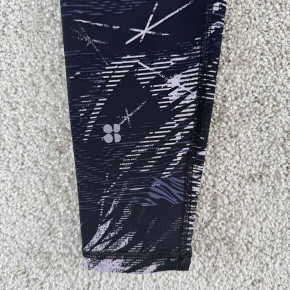 Sweaty Betty Zero Gravity Running Leggings Black Orbit Size XXS High Waisted - Picture 11 of 13